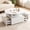Lift Top - White, variant on Hironpal 31" Lift Top Coffee Table with LED Light, Modern Round Center Table for Living Room, Drawers,Black
