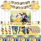 thumbnail image 2 of Disney-Juego de decoración para fiesta de cumpleaños de La Bella y La Bestia, vasos de papel, platos, mantel, globos, Kit de decoración, 2 of 5