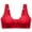 Red, variant on Darzheoy Bras for Women No Underwire Women's Bra Soild Wire Free Underwear One-Piece Bra Everyday Underwear Women Bras 38/85BC