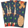 thumbnail image 2 of Dreamtimes Gingerbread Man Kitchen Dish Towel 1 Pack, Soft Absorbent Dishcloths Reusable Hand Towel Washable Tea Towels for Home Kitchen Bar Table Decor, 28 x 18 Inch, 2 of 7