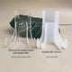 thumbnail image 4 of 3 Pcs Plate Stands Clear Bowls Display Easels Great Load Bearing Stable Structure Tea Cake Display - JZ, 4 of 5