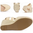 thumbnail image 3 of Sandalias de Cuña Alpargata Perphy Plataforma Mujer Beige US 9, 3 of 6