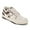 Off White/Brown, variant on PONY Mens M100 Low Genuine Leather Premium Lace Up Athletic Sneaker Shoe