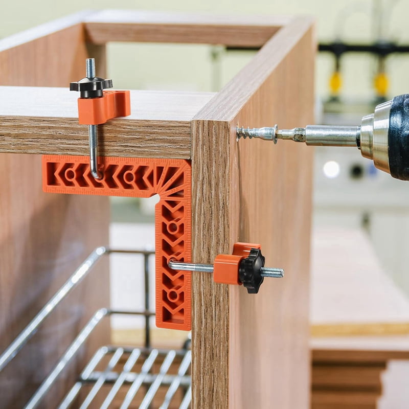 90 Degree Clamp,Positioning Squares,3 Inch 4 Inch 6 Inch Right Angle Clamp with Clamping Squares,Corner Clamps