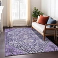 thumbnail image 6 of Addison Rugs Chantille Indoor/Outdoor Transitional Aztec Purple Machine Washable Rectangle Rug, 3' x 5', 6 of 8