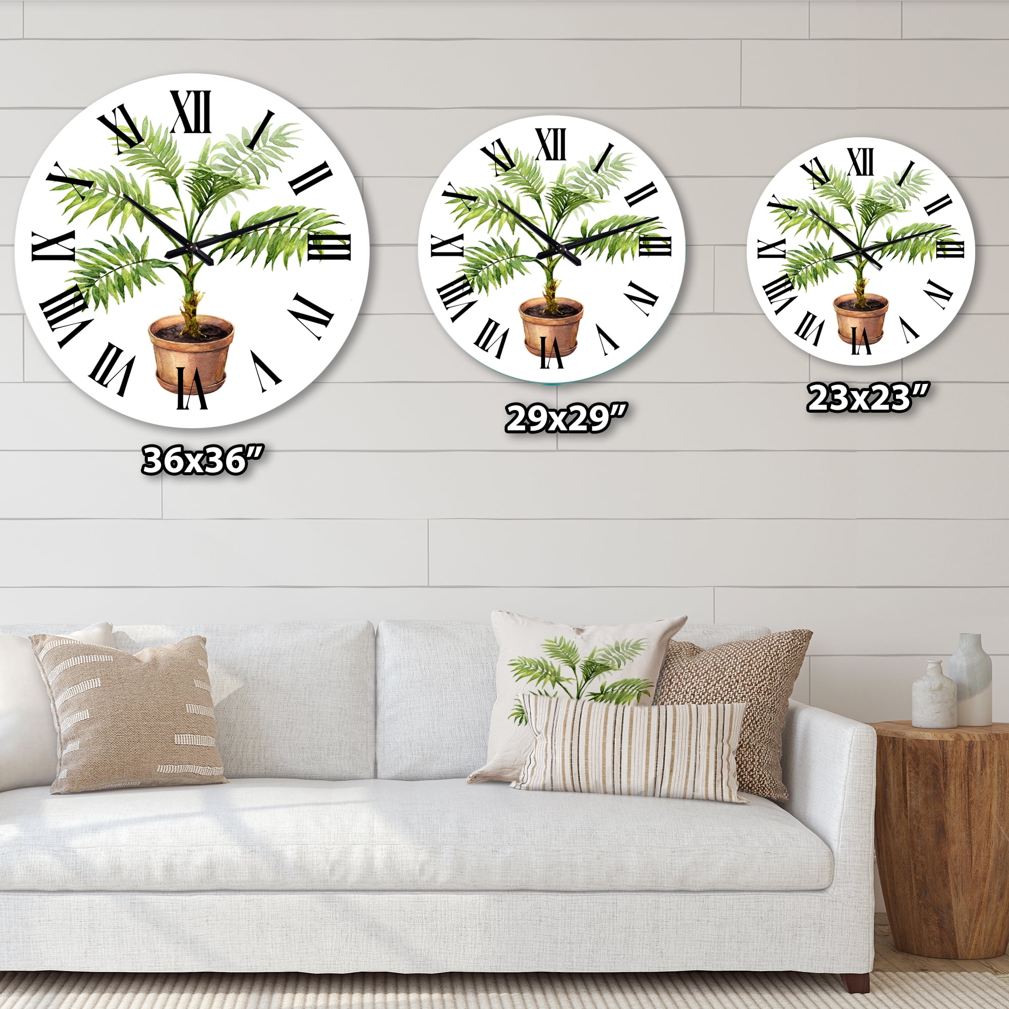 Designart 1 in Traditional Wall Clock