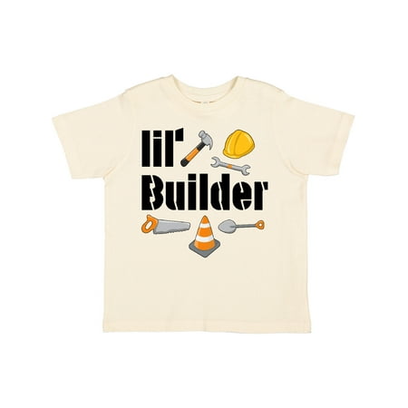 

Inktastic Lil Builder- Future Construction Worker Gift Toddler Boy or Toddler Girl T-Shirt