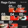 thumbnail image 3 of Fibre glass Evercoat Rage OPTEX 100135 Ultra Premium Body Filler, 1 gal Can, Pink, Liquid, 3 of 6
