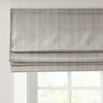 thumbnail image 3 of Madison Park Galen Basketweave Cordless Roman Shade 1 Piece 29"x64" Window Panel Taupe, 3 of 6