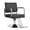 Black, Silver, variant on 360° Rotatable Barber Salon Chair with Adjustable Height, Stylist Chairs for Salon (Beige-white, Silver)