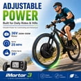 thumbnail image 5 of iMortor 3 Ebike Conversion Kit with Battery, 36V 350W Front Motor, 26" Wheel Size with Tire & Rim, Complete Electric Bike Kit Bluetooth Version with Throttle, V / Disc Brake, 5 of 10