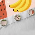 thumbnail image 4 of Manfei Cute Fruit Curtains and Drapes (42x84),Watermelon Strawberry Banana Blackout Curtains for Bedroom,Flower Floral Daisy Curtains Pack of 2 (42x84),Breathable Bedroom Decorative, 4 of 6
