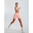 thumbnail image 5 of RUNNING GIRL Women’s High Waisted Biker Shorts with Side Pockets, Tummy Control Stretch Workout Shorts for Yoga Gym Running, 5 of 6