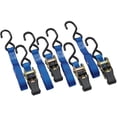 thumbnail image 1 of 1200 lb Rubber Ratchet Straps - 1" x 10', 4 Pack, 1 of 2