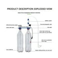 thumbnail image 4 of Aquarium DIY Keg CO2 Regulator Bubble Counter Solenoid Valve Diffuser Aluminum Alloy CO2 Generator Kit Hydroponics CO2 Regulator Emitter System ,Easy Installation, 4 of 7