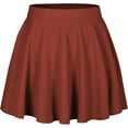 thumbnail image 1 of Jupe Patineuse Mini Décontractée Évasée Taille Élastique Extensible pour Femmes Grande Taille TP-2TG, 1 of 5