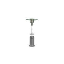 Stainless Steel Patio Heater - 48000 BTU Propane Outdoor Heater w/ Table & Wheels
