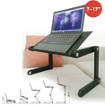 Lap Tray + Cooling Fan + Mouse Pad Bed Stand Desk Table Hold Laptop