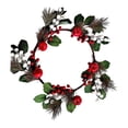 thumbnail image 4 of Anillo De Vela De Navidad, Decoración Artesanal Para Cumpleaños, Aniversarios De Puerta, Elegante D, 4 of 9