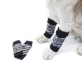 thumbnail image 3 of Lubelski 4Pcs/Set Winter Pet Dog Leg Socks Zebra Leopard Dots Print Non-slip Leg Warmers, 3 of 7