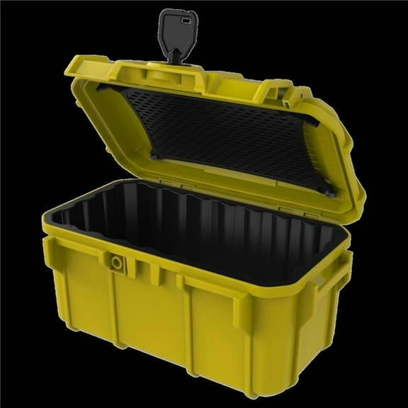 Seahorse SE58,YL 9.5 x 5.8 x 4.7 in. Protective Micro Case with Padded Liner, Yellow