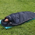 thumbnail image 4 of REDCAMP Flannel Sleeping Bag for Adults, Large Cotton Sleeping Bags for Camping with Detachable Hood, Red Plaid with 4lbs Filling, 4 of 8