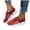 Red, variant on Leopard Chunky Walking Shoes for Women Comfortable Mesh Memory Foam Workout Tennis Running Sneakers