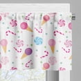 thumbnail image 3 of Ambesonne Ice Cream Window Valance, Sweets Ice Cream Candy, 54" X 18", Multicolor, 3 of 5
