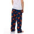 thumbnail image 5 of DC Comics Boys' Superman Red and Yellow Emblem Logo Man Of Steel Action Poses All-Over Print Sleep Lounge Pajama Pant, 5 of 6