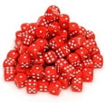 thumbnail image 4 of WE Games dés Rouges aux Coins Arrondis - Lot de 100, 4 of 7