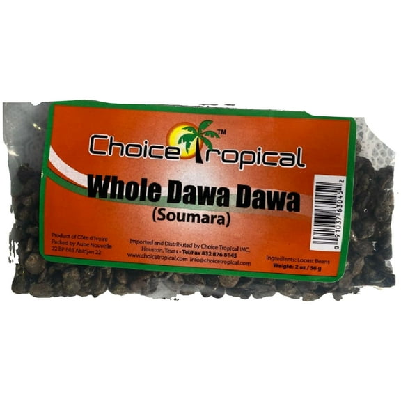 Locust Bean (Iru/Dawa Dawa) - 2oz Whole for Traditional African Dishes