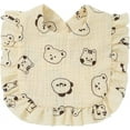thumbnail image 2 of Dalrosia 4PCS Large Muslin Baby Girl Bibs Drool Teething Bibs Lap Shoulder for Boy Girls Teething, 2 of 8