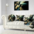 thumbnail image 3 of Designart Floating Abstract Fractal Designs - Abstract Throw Pillow - 12x20, 3 of 5