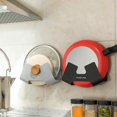 thumbnail image 5 of Soporte de pared multifunción para tapa de olla, soporte para tapa de olla, soporte para tabla de cortar, organizador de herramientas, accesorios de cocina, negro 297, 5 of 5