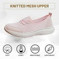 thumbnail image 2 of Women's Walking Shoes Soft Sole Mesh Shoe Comfortable Orthopedic Slip-on Breathable Flats Casual Nursing Orthotic Lightweight Shoes Walking Sneaker with Arch Support, 2 of 11