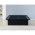 thumbnail image 4 of Modern Style Heavy Duty King Size Bed base Frame made with Metal in Black, 4 of 10
