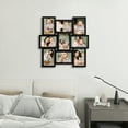 thumbnail image 7 of 9-Opening Black Picture Frame Collage 4x6 Photo Gallery Display for Home, Family, Friends Wall Hanging Collection, 7 of 7