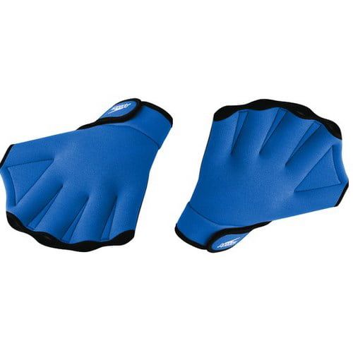 Speedo Swimming Aqua Fit Training-exercise Swim Gloves Medium Royal for sale online 