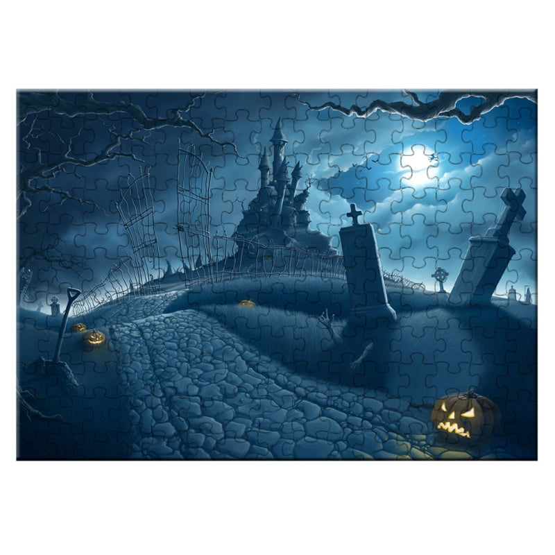Halloween Ghost Castle 300 Pcs Jigsaw Puzzle Adult Kids Educational Toys Gifts 