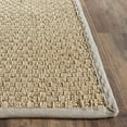 thumbnail image 4 of SAFAVIEH Natural Fiber Arbor Bordered Runner Rug, Natural/Gray, 2'6" x 10', 4 of 12
