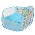 thumbnail image 2 of Piscina de baloncesto para niños de 1,2 m, grande, segura, plegable, azul, para interior, 2 of 14