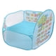 thumbnail image 2 of Piscina de baloncesto para niños de 1,2 m, piscina de bolas grande y segura, parque infantil azul plegable para niños, 2 of 8