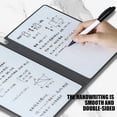 thumbnail image 3 of Kabnic Whiteboard Notebook, Reusable Dry Erase Whiteboard, A5 Portable Dry Erase Pad with PU Cover White Board for Notes Lists Memo Message Presentation, Coffee, 3 of 7