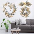 thumbnail image 4 of Best Choice Products Guirnaldas y coronas navideñas predecoradas para escaleras Decoración de chimenea Adornos navideños para puerta delantera, 4 of 4