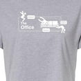 thumbnail image 3 of The Office - The Office Parkour Logo - Juniors Cropped Cotton Blend T-Shirt, 3 of 5