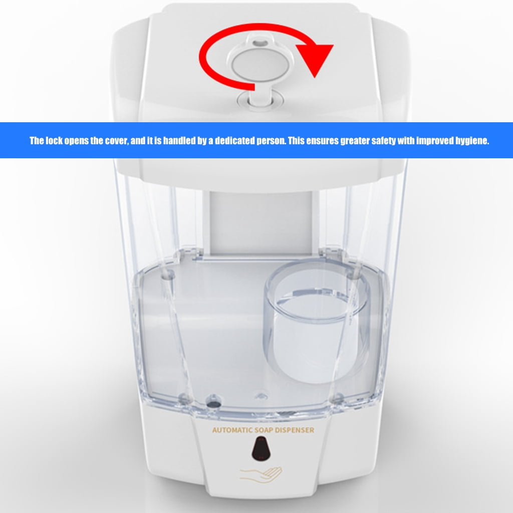 Wall Mounted Liquid Soap Dispenser 700ML Capacity Refillable None Induction Soap Dispenser Hospital Hand Washer