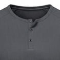 thumbnail image 6 of LpwkSSA Men Casual Round Neck Printing Pullover Fitness Sports Shorts Sleeves T Shirt Blouse Gray XXXL, 6 of 6