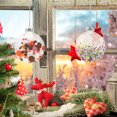thumbnail image 3 of 36 Uds adornos de bolas de Navidad adornos de bolas planas transparentes adornos de árbol de Navidad, 3 of 4