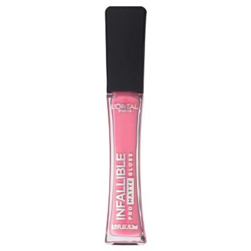 L'Oreal Paris Infallible Pro Matte Lip Gloss, Blushing Ambition, 0.21