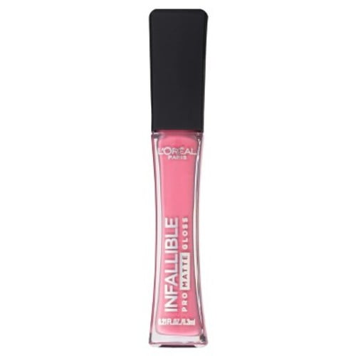 L'Oreal Paris Infallible Pro Matte Lip Gloss, Blushing Ambition, 0.21